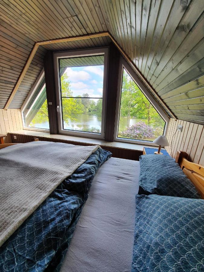Ferienhaus Blauer See Mit Optionalem Hot-Tub بوكهورن المظهر الخارجي الصورة