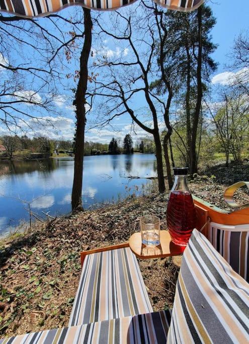 Ferienhaus Blauer See Mit Optionalem Hot-Tub بوكهورن المظهر الخارجي الصورة