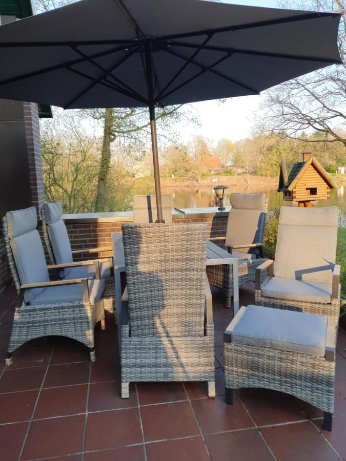 Ferienhaus Blauer See Mit Optionalem Hot-Tub بوكهورن المظهر الخارجي الصورة